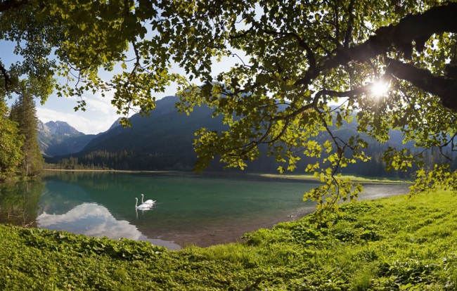 Blick auf den idyllischen Jägersee © Erwin Trampitsch